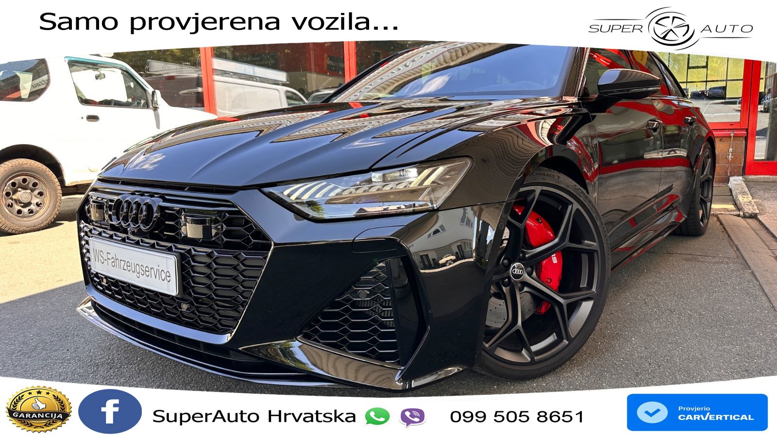 Audi RS6 Avant 4.0 TFSI V8 performance (630 KS)  quattro tiptronic LED+GR SJED+ACC