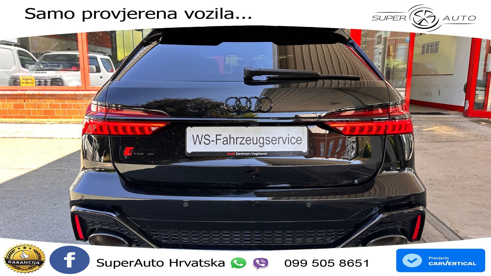 Audi RS6 Avant 4.0 TFSI V8 performance (630 KS)  quattro tiptronic LED+GR SJED+ACC