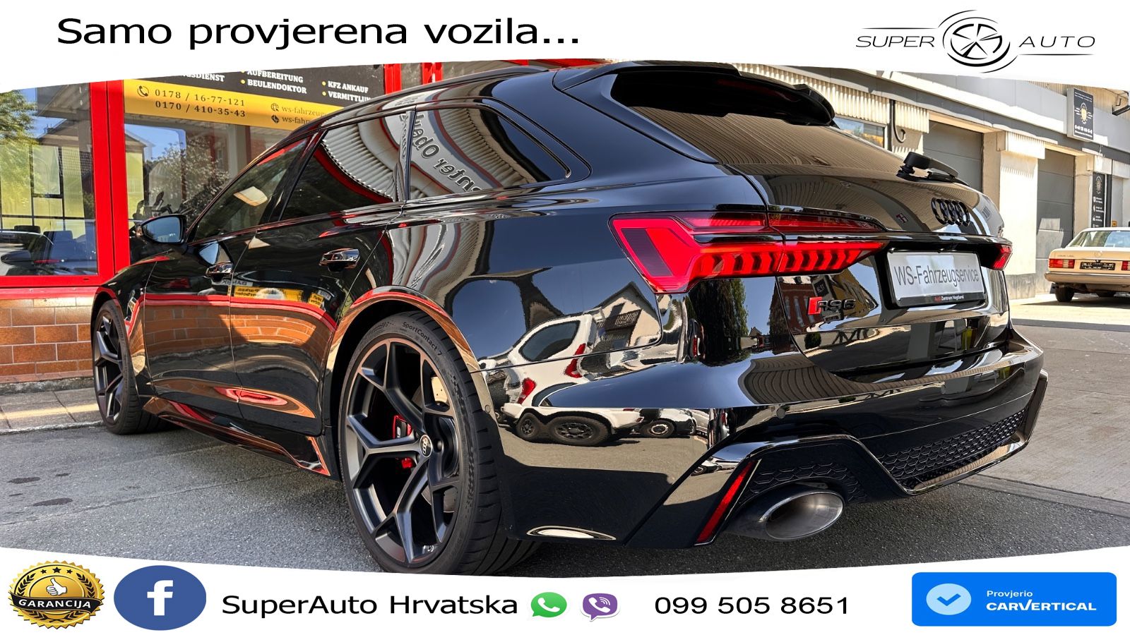 Audi RS6 Avant 4.0 TFSI V8 performance (630 KS)  quattro tiptronic LED+GR SJED+ACC