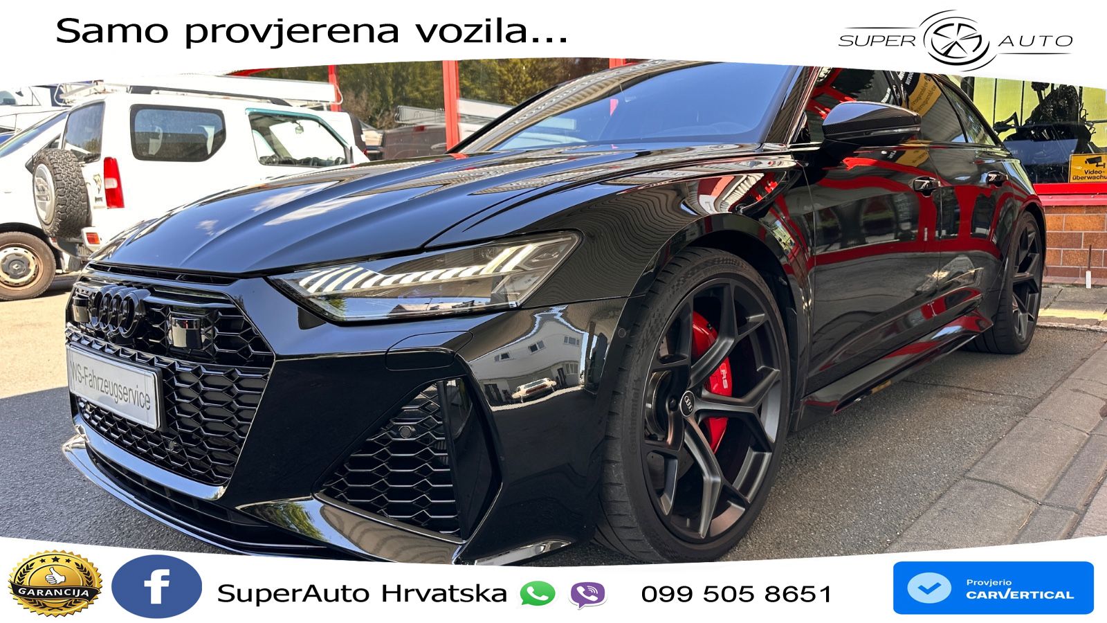 Audi RS6 Avant 4.0 TFSI V8 performance (630 KS)  quattro tiptronic LED+GR SJED+ACC