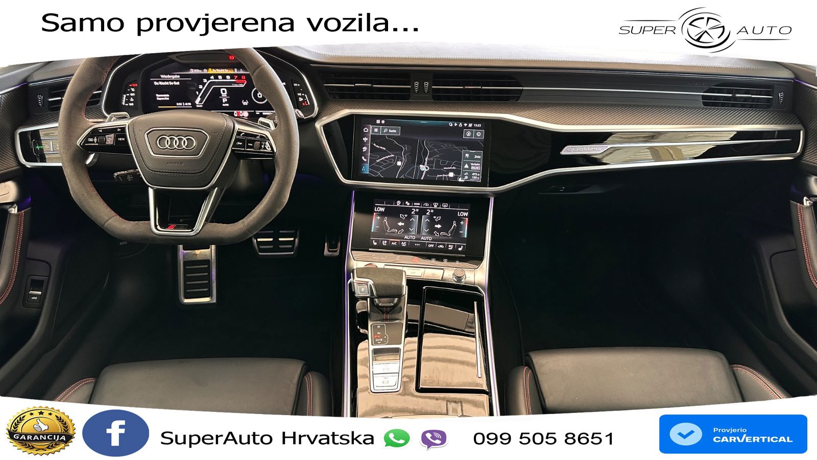 Audi RS6 Avant 4.0 TFSI V8 performance (630 KS)  quattro tiptronic LED+GR SJED+ACC