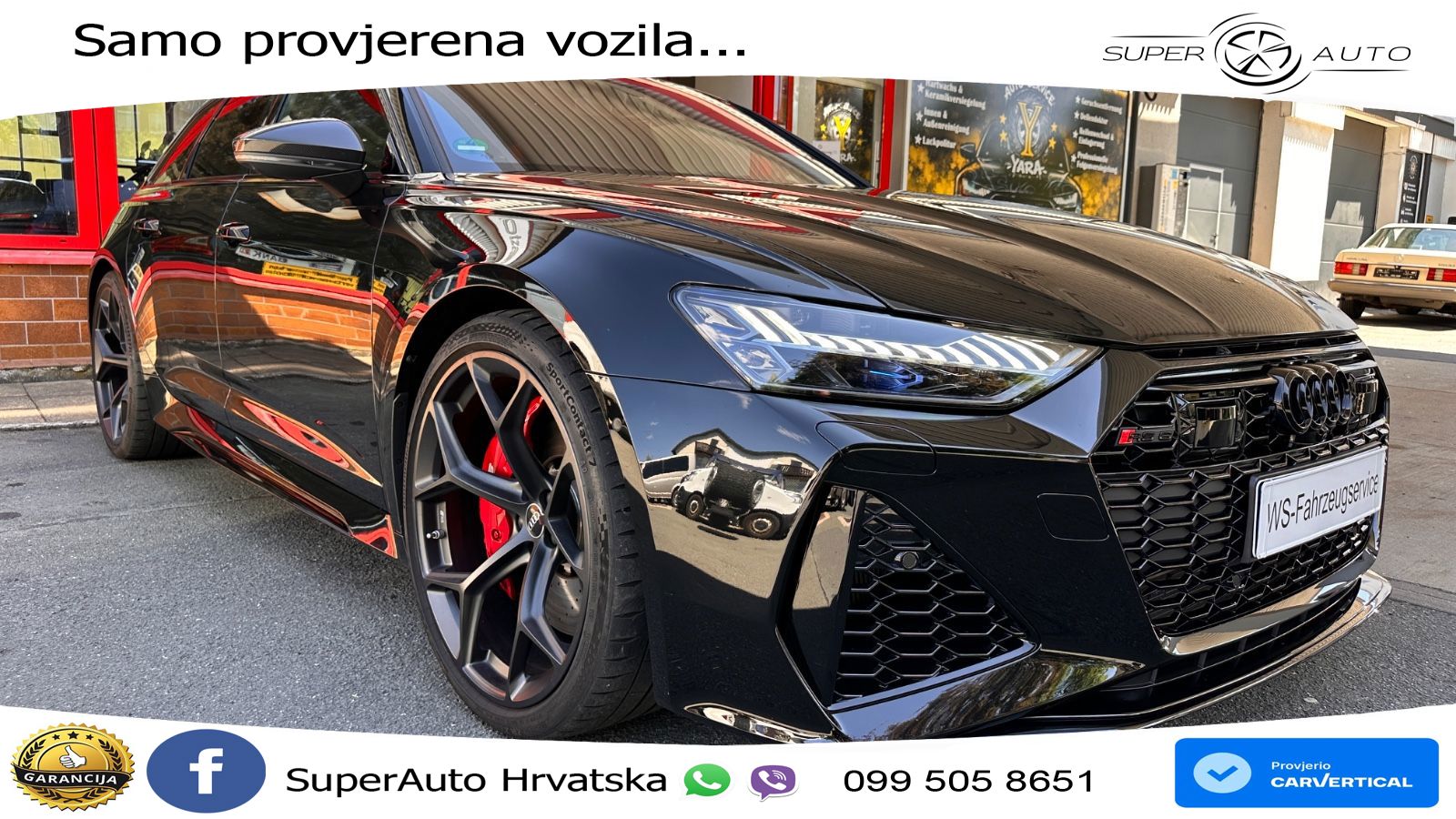 Audi RS6 Avant 4.0 TFSI V8 performance (630 KS)  quattro tiptronic LED+GR SJED+ACC