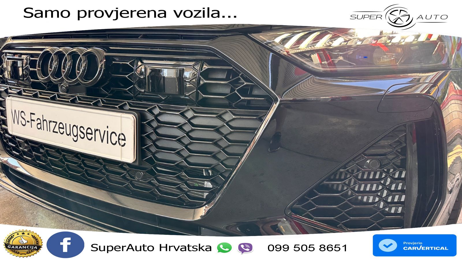 Audi RS6 Avant 4.0 TFSI V8 performance (630 KS)  quattro tiptronic LED+GR SJED+ACC