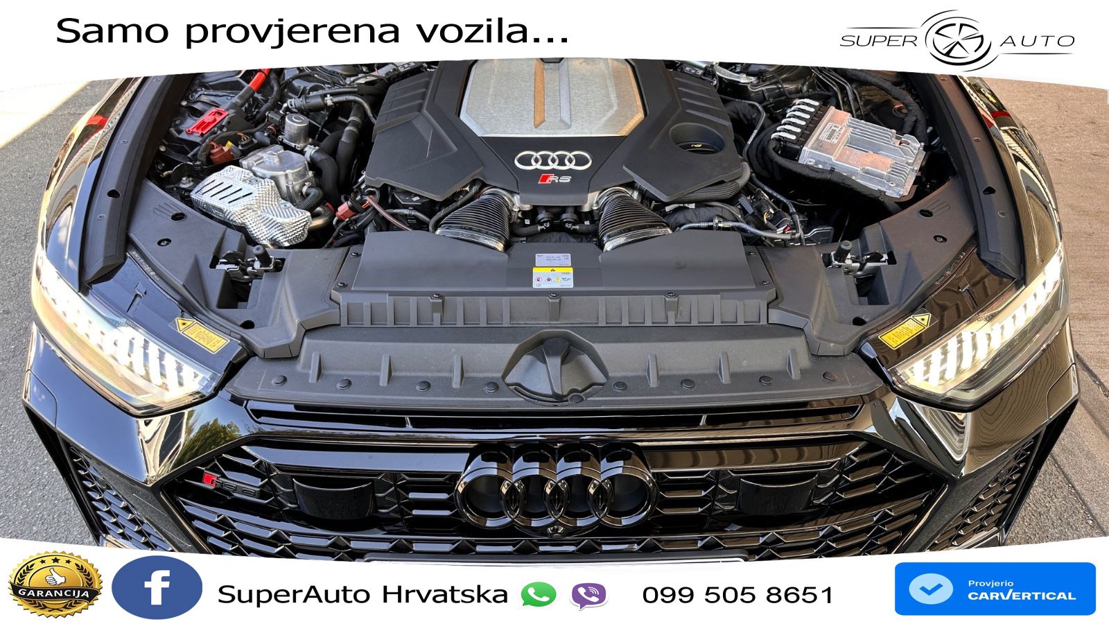 Audi RS6 Avant 4.0 TFSI V8 performance (630 KS)  quattro tiptronic LED+GR SJED+ACC