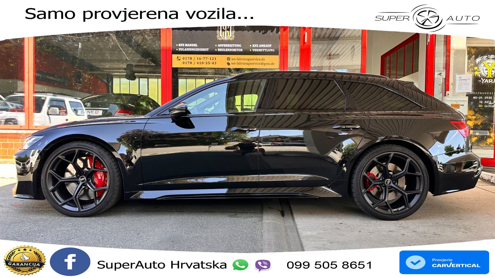 Audi RS6 Avant 4.0 TFSI V8 performance (630 KS)  quattro tiptronic LED+GR SJED+ACC