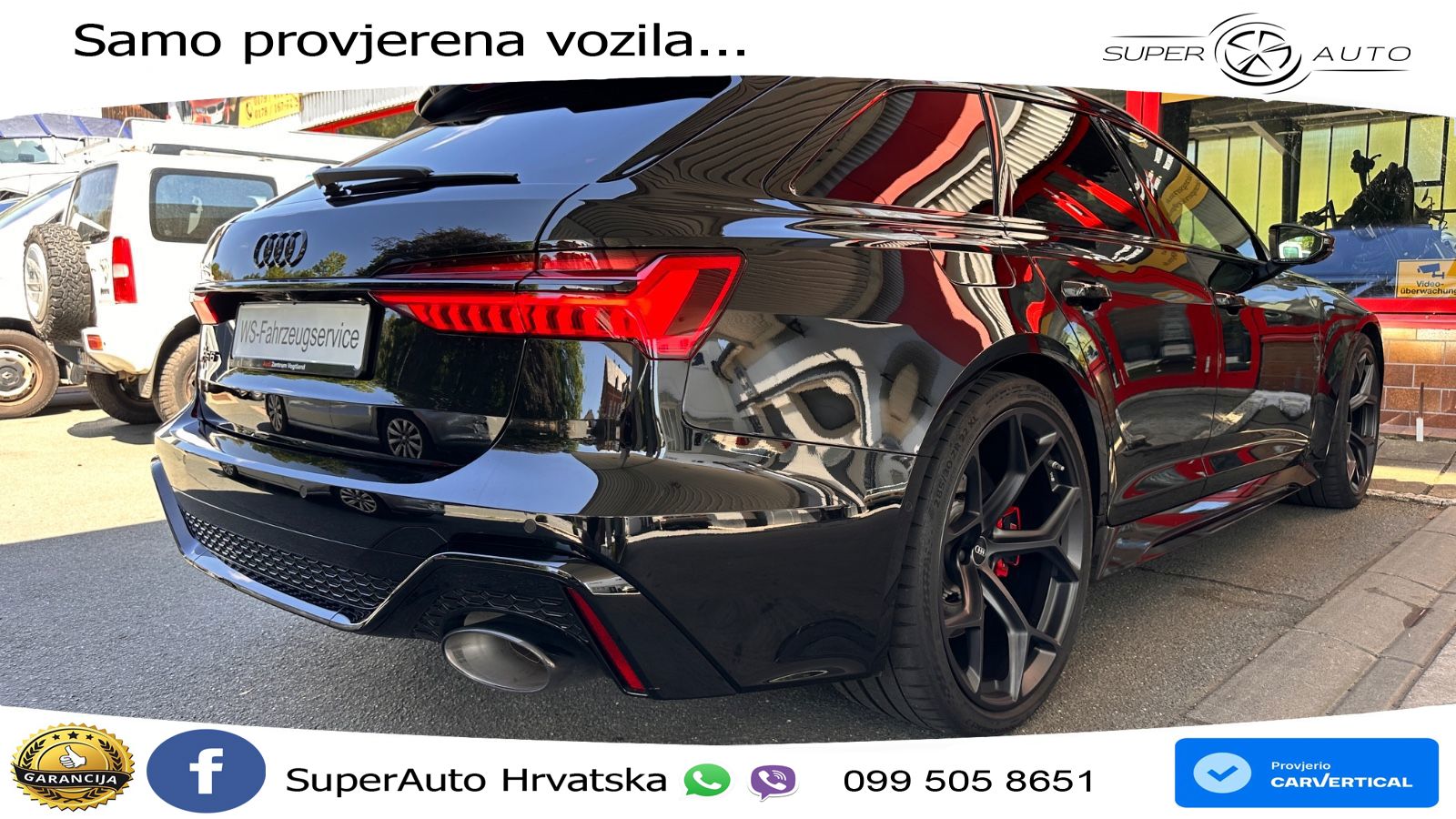 Audi RS6 Avant 4.0 TFSI V8 performance (630 KS)  quattro tiptronic LED+GR SJED+ACC
