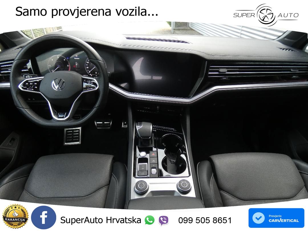 Volkswagen Touareg 3.0 V6 TDI (231 KS) 4MOTION Tiptronic R-Line ZRAČNI+ACC+4xGR SJED+360