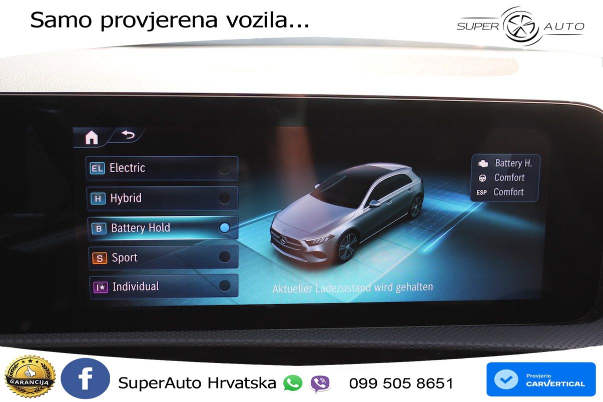 Mercedes-Benz A 250e 8G-DCT LED+GR SJED+ACC