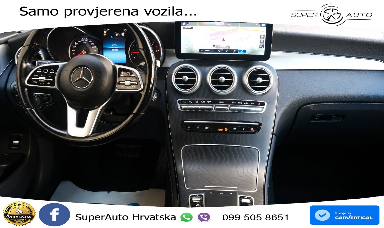 Mercedes GLC 300d (245 KS) 4MATIC G-TRONIC LED+GR SJED+ACC