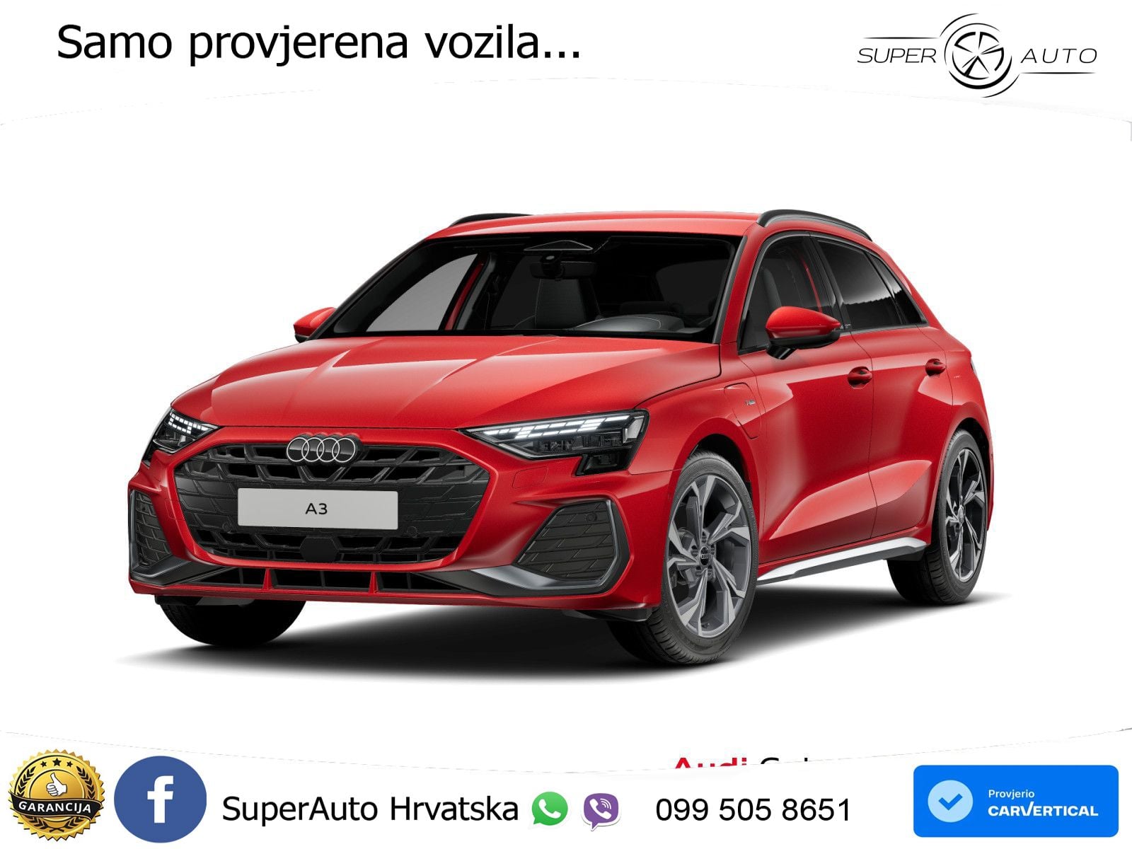 Audi A3 40 TFSIe (204 KS) S tronic S line LED+GR SJED+ACC