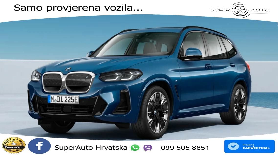 BMW iX3 80 kWh (286 KS) ACC+HEAD+GR SJED+360+PANO