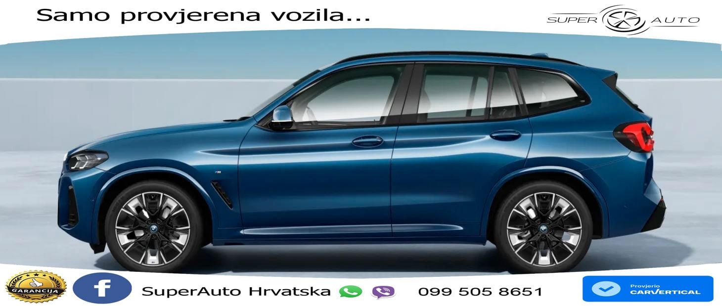 BMW iX3 80 kWh (286 KS) ACC+HEAD+GR SJED+360+PANO