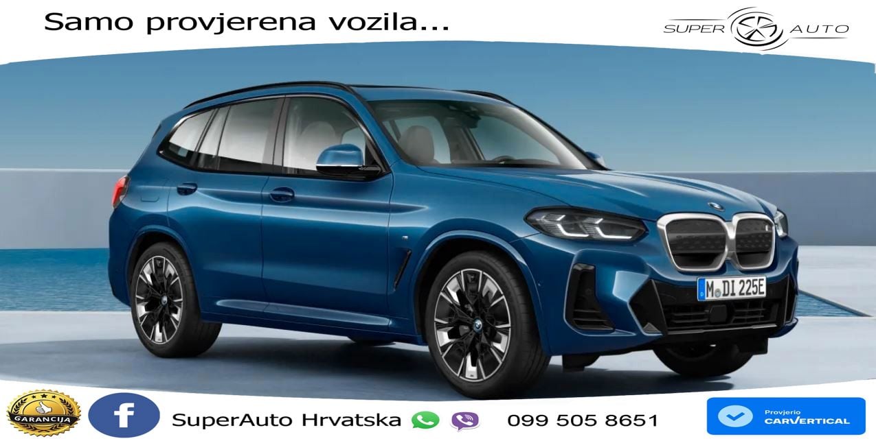 BMW iX3 80 kWh (286 KS) ACC+HEAD+GR SJED+360+PANO