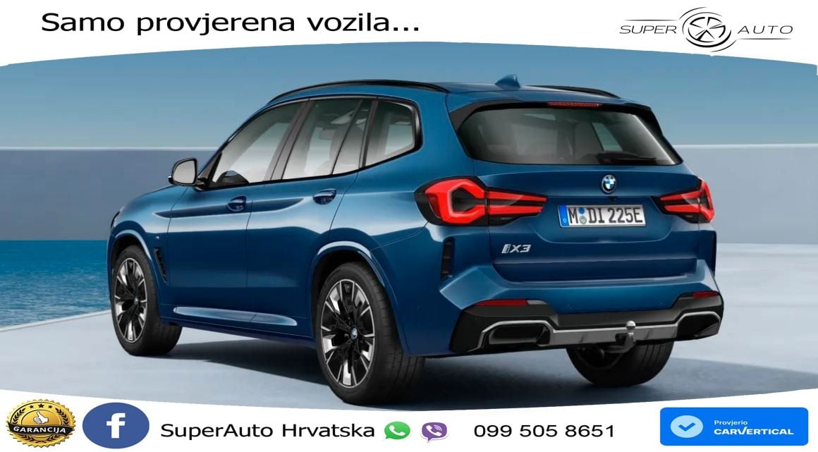 BMW iX3 80 kWh (286 KS) ACC+HEAD+GR SJED+360+PANO