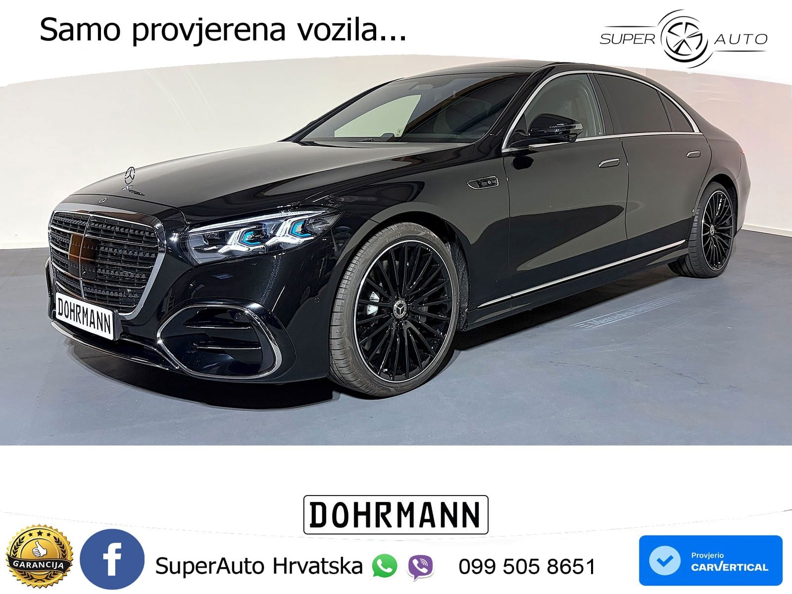 Mercedes S 580 V8 Long (537 KS) EQ Boost 4MATIC 9G-TRONIC ACC+HEAD+4xGR SJED+360+PANO