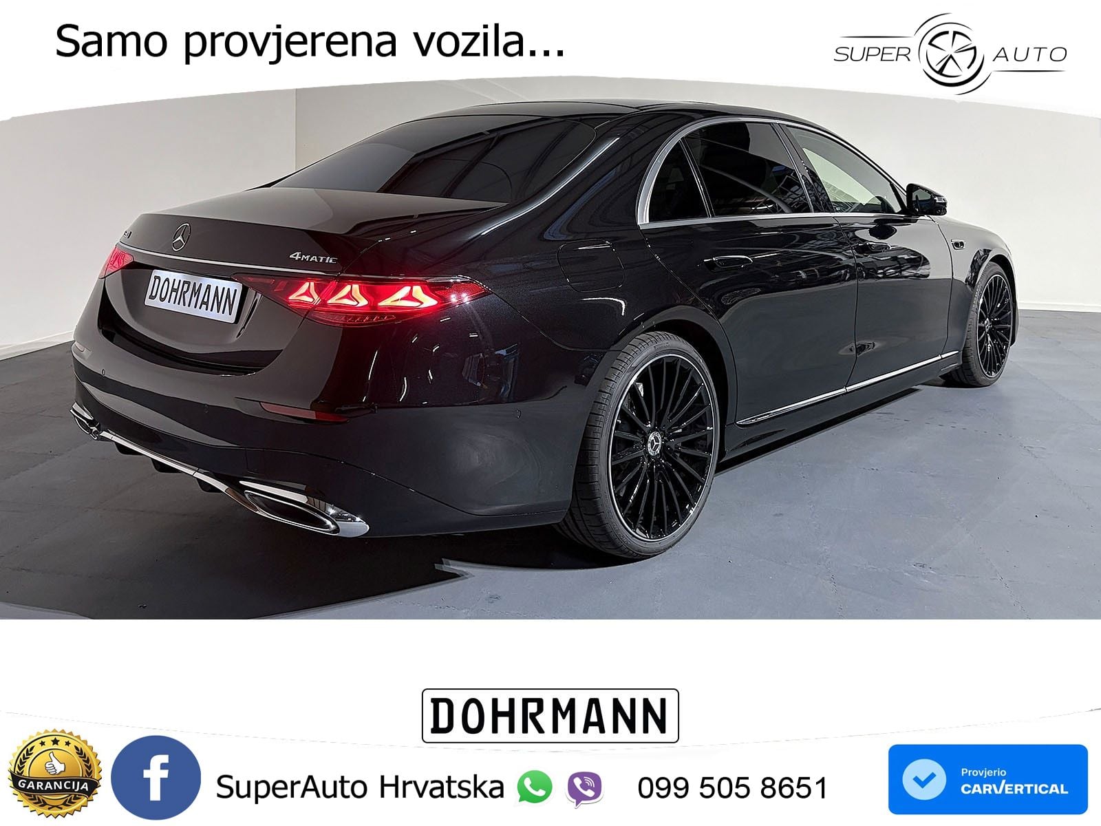 Mercedes S 580 V8 Long (537 KS) EQ Boost 4MATIC 9G-TRONIC ACC+HEAD+4xGR SJED+360+PANO