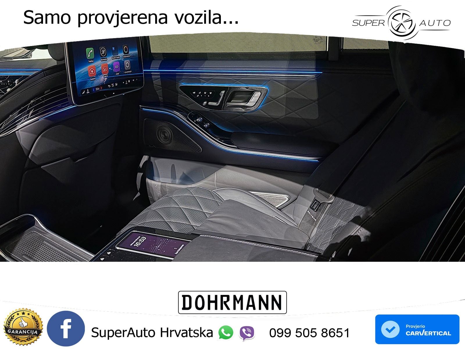 Mercedes S 580 V8 Long (537 KS) EQ Boost 4MATIC 9G-TRONIC ACC+HEAD+4xGR SJED+360+PANO