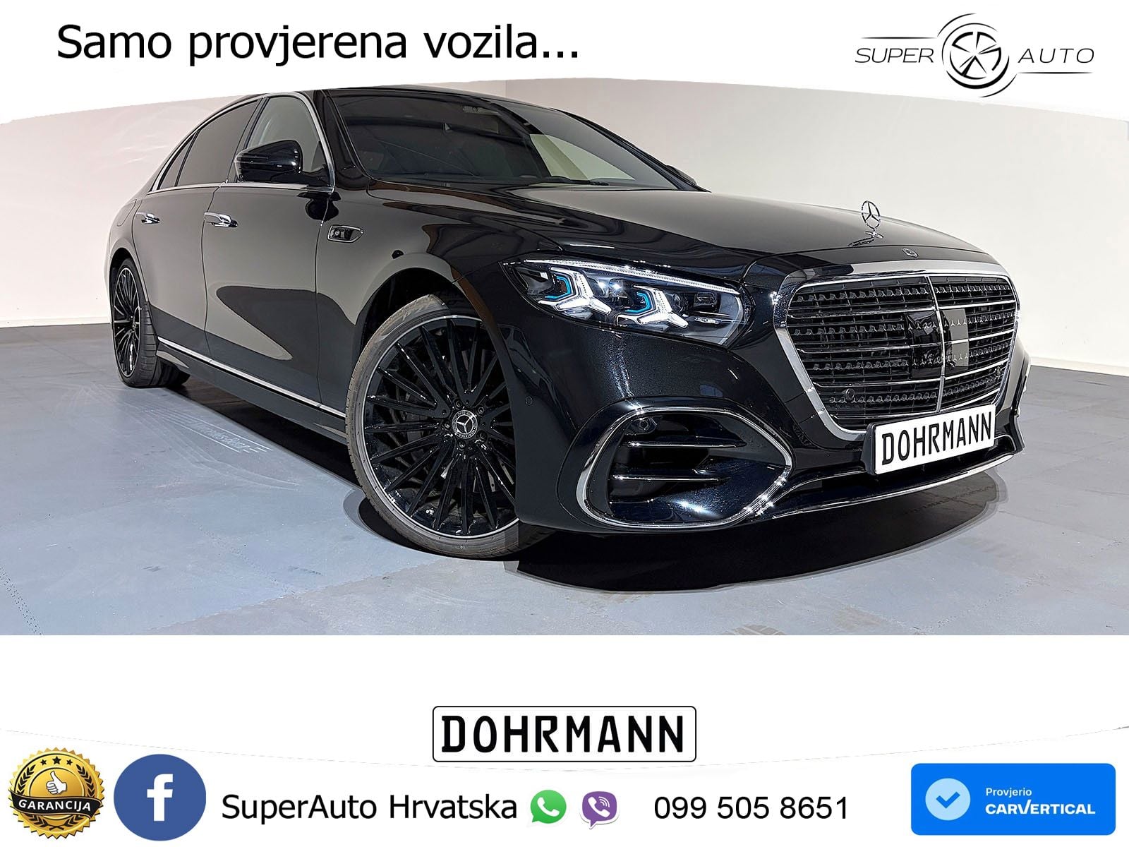 Mercedes S 580 V8 Long (537 KS) EQ Boost 4MATIC 9G-TRONIC ACC+HEAD+4xGR SJED+360+PANO