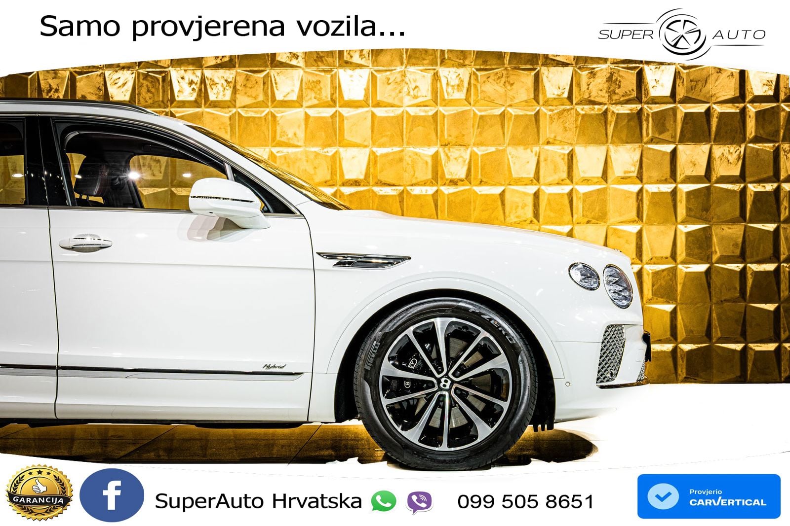 Bentley Bentayga 3.0 V6 TFSi (462 KS) AWD Automatic