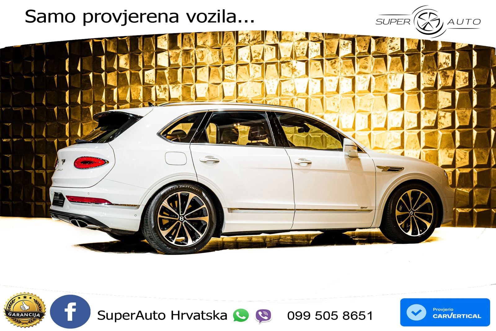 Bentley Bentayga 3.0 V6 TFSi (462 KS) AWD Automatic