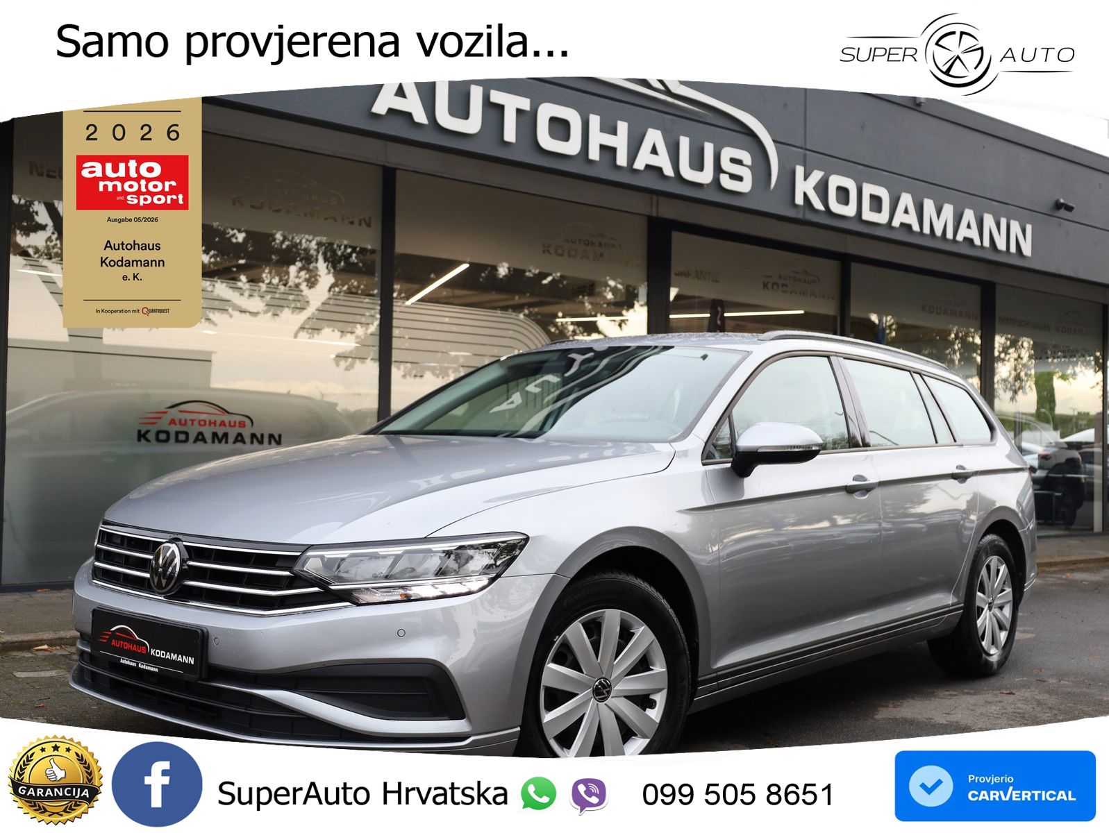 Volkswagen Passat Variant 1.5 TSI (150 KS) ACT LED+GR SJED+ACC