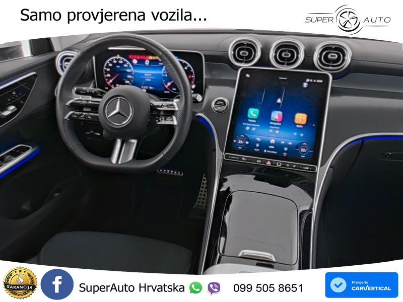 Mercedes GLC 300d (269 KS) 4MATIC 9G-TRONIC AMG ZRAČNI+ACC+GR SJED+KAM+PANO