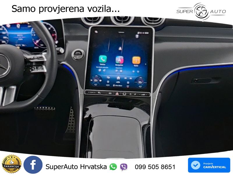 Mercedes GLC 300d (269 KS) 4MATIC 9G-TRONIC AMG ZRAČNI+ACC+GR SJED+KAM+PANO