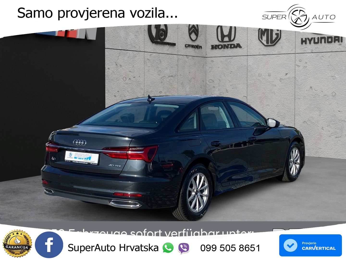 Audi A6 40 TDI (204 KS) S tronic LED+GR SJED+ACC