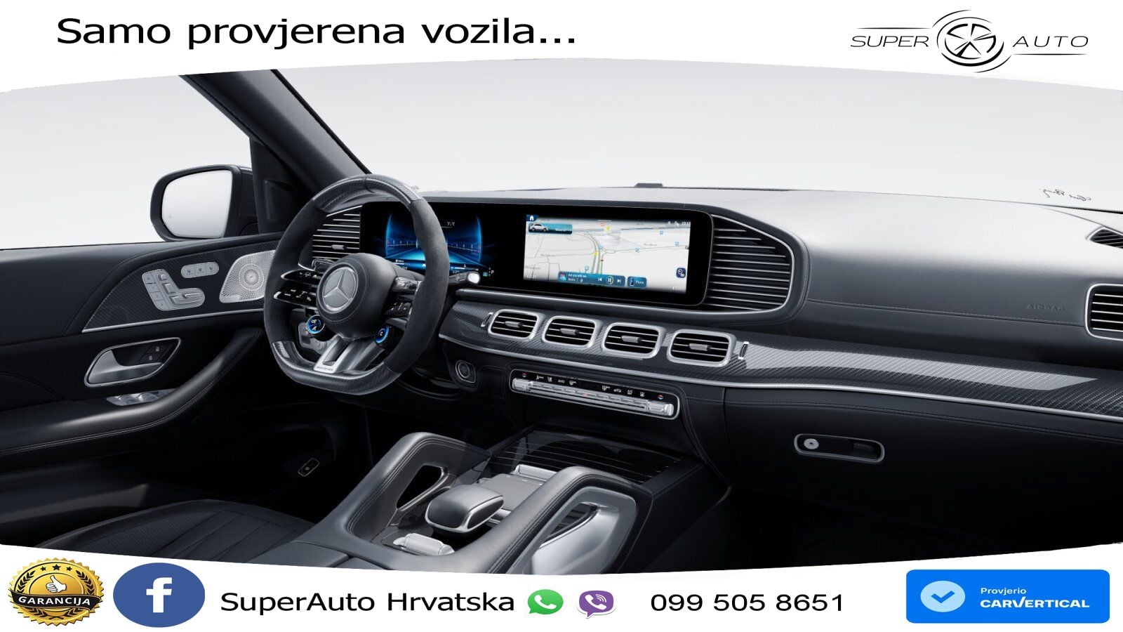 Mercedes AMG GLE 63 S V8 (612 KS) EQ Boost 4MATIC+ AMG SPEEDSHIFT TCT 9G ZRAČNI+ACC+GR SJED+KAM+PANO