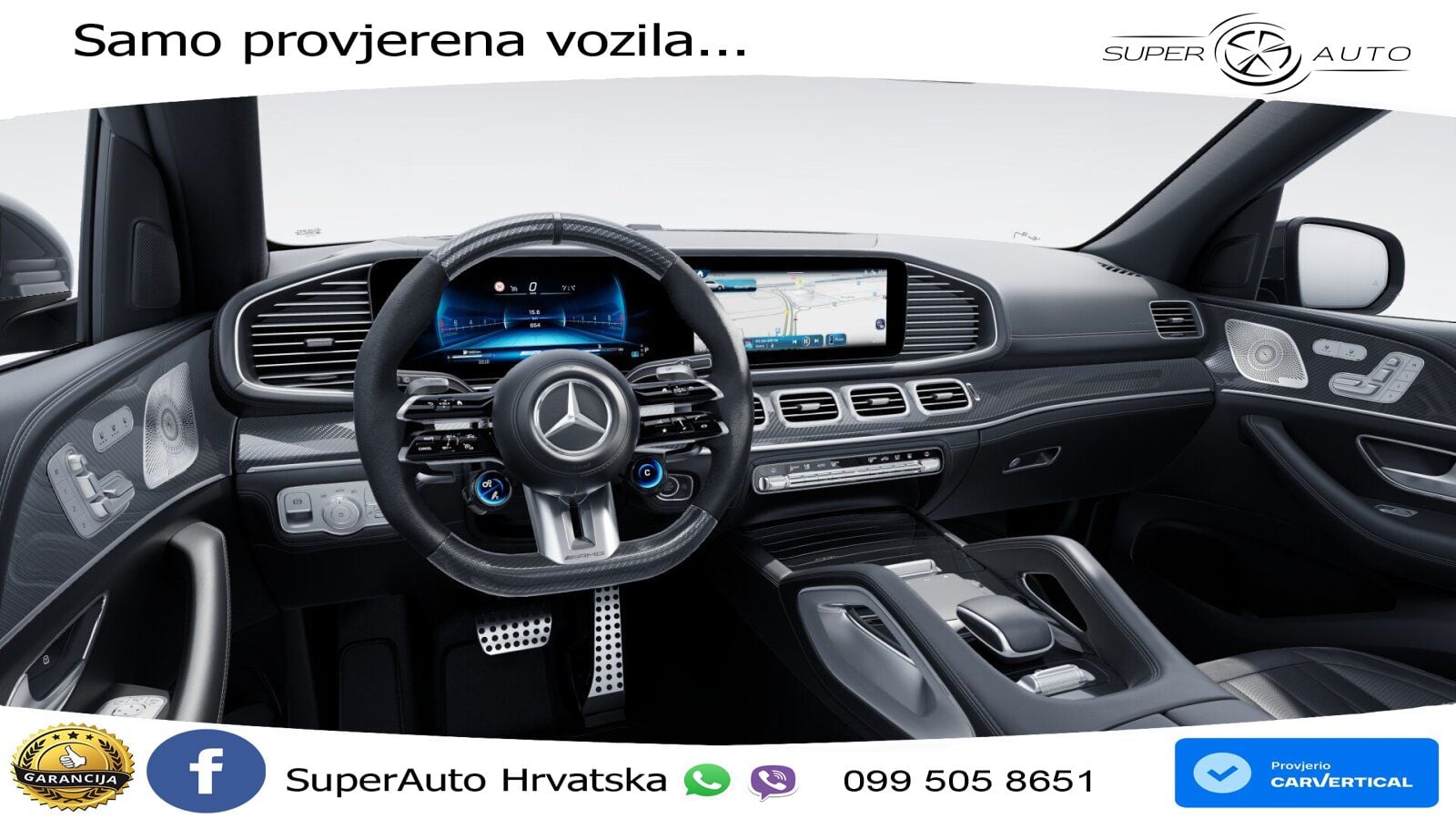 Mercedes AMG GLE 63 S V8 (612 KS) EQ Boost 4MATIC+ AMG SPEEDSHIFT TCT 9G ZRAČNI+ACC+GR SJED+KAM+PANO