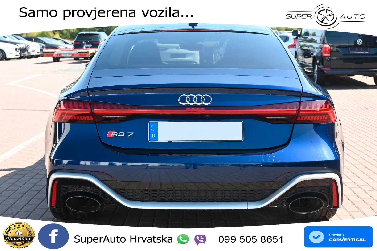 Audi RS7 4.0 TFSI V8 (600 KS) quattro tiptronic LED+GR SJED+ACC