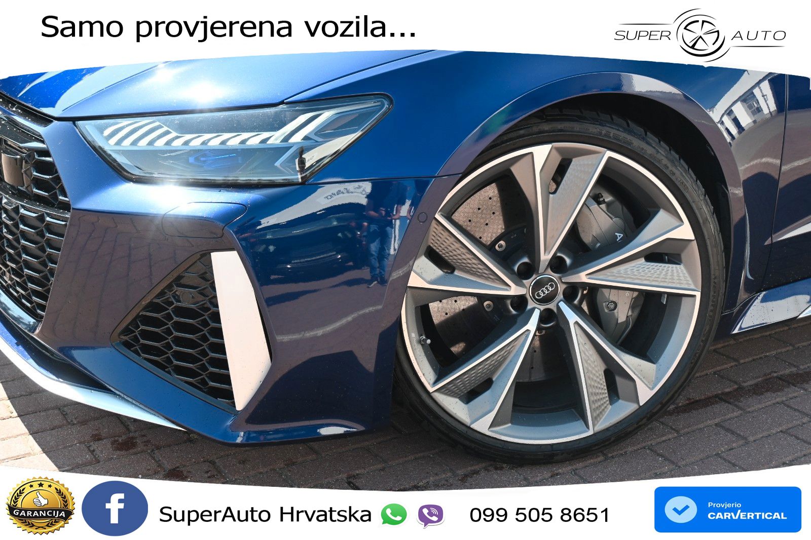 Audi RS7 4.0 TFSI V8 (600 KS) quattro tiptronic LED+GR SJED+ACC
