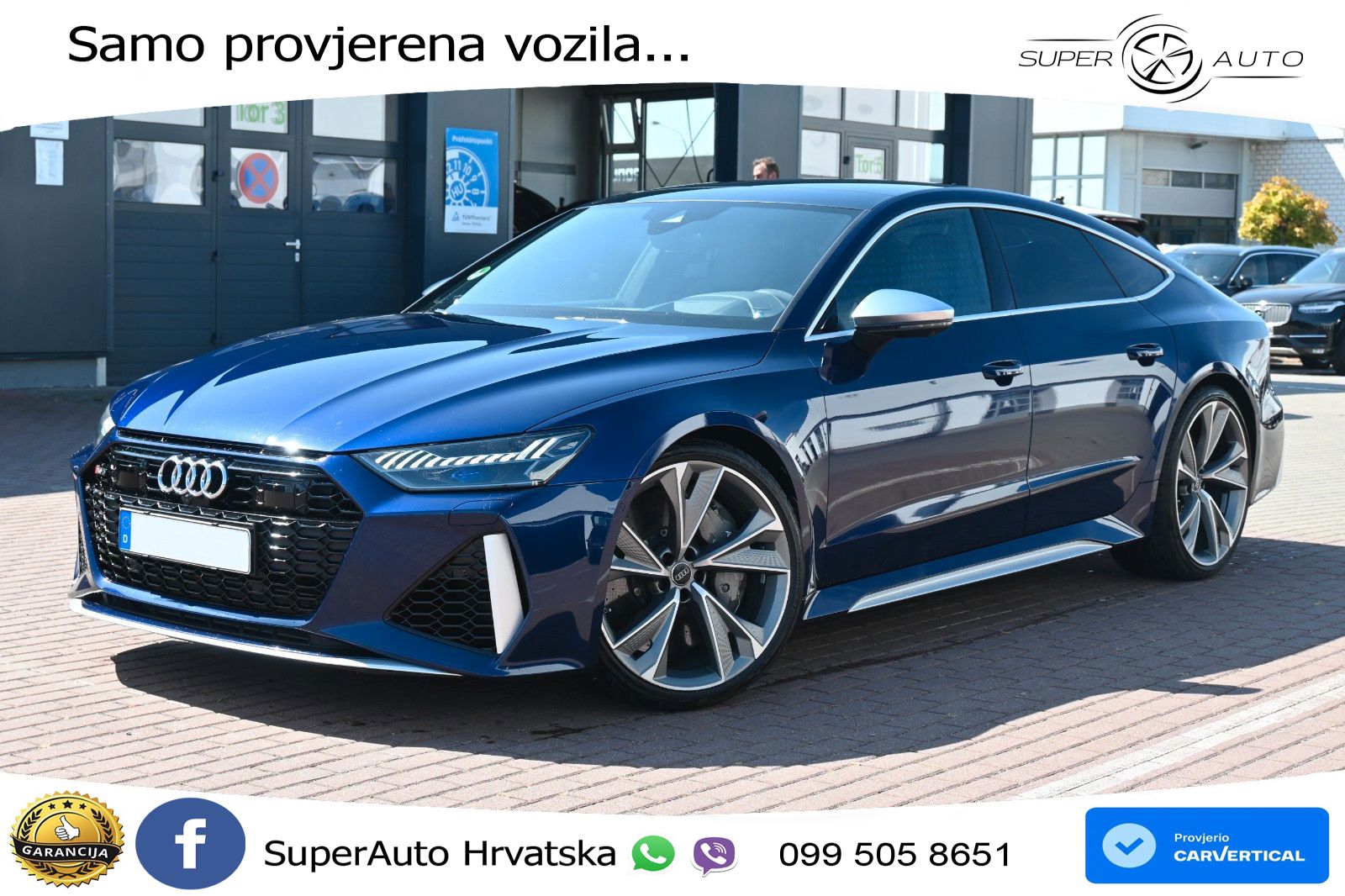 Audi RS7 4.0 TFSI V8 (600 KS) quattro tiptronic LED+GR SJED+ACC