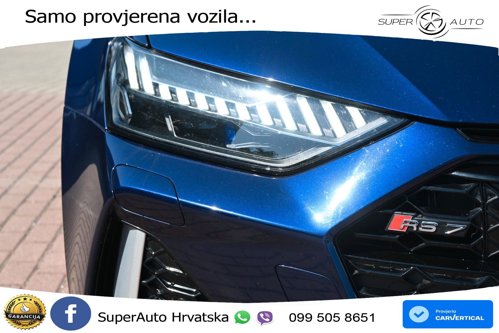 Audi RS7 4.0 TFSI V8 (600 KS) quattro tiptronic LED+GR SJED+ACC