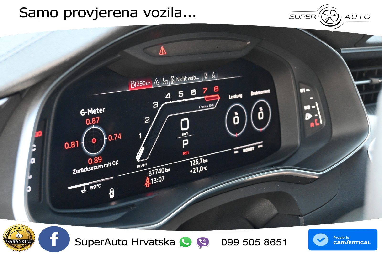 Audi RS7 4.0 TFSI V8 (600 KS) quattro tiptronic LED+GR SJED+ACC