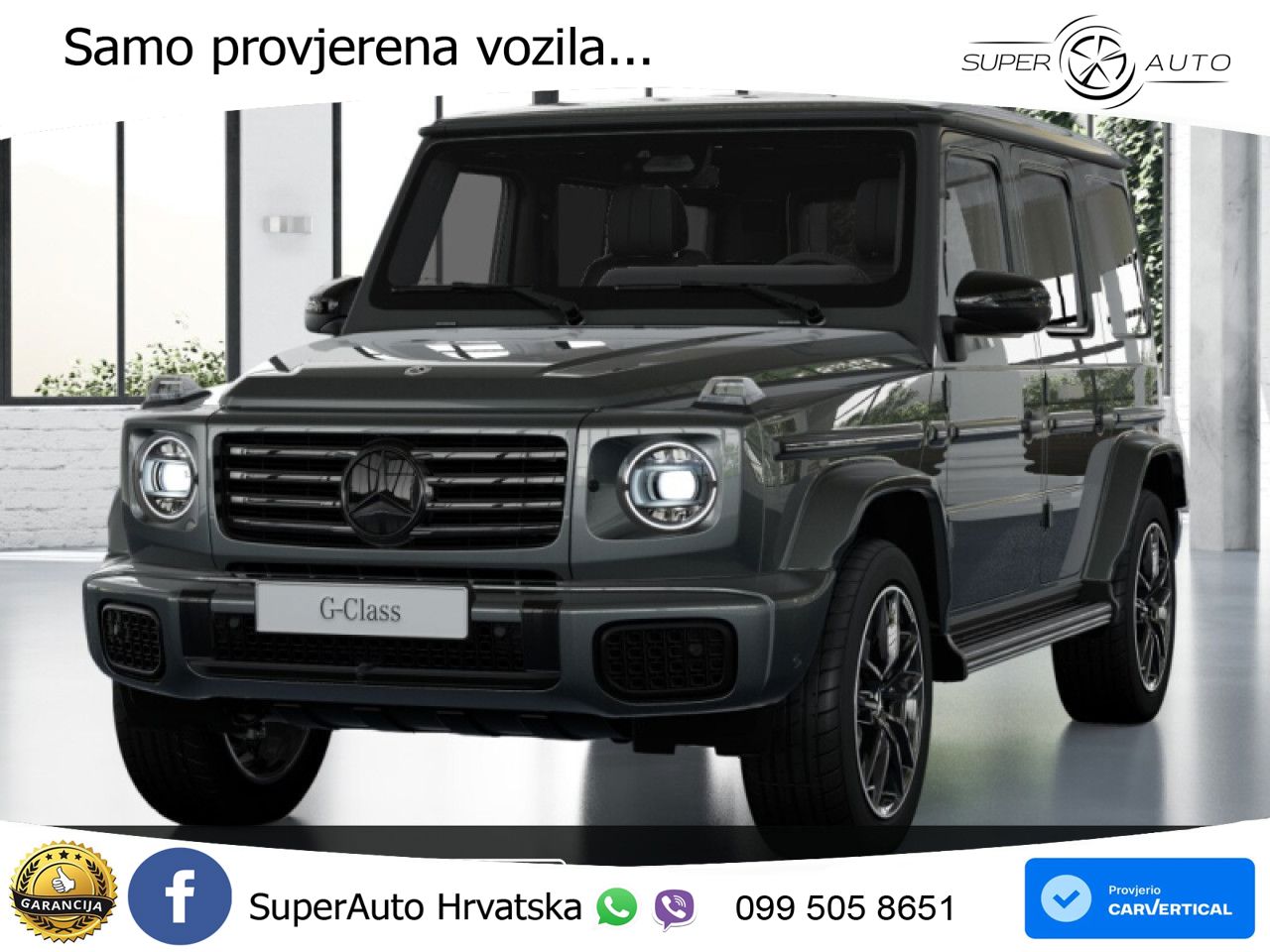 Mercedes G 450d Long (367 KS) 4MATIC 9G-TRONIC Superior LED+GR SJED+ACC