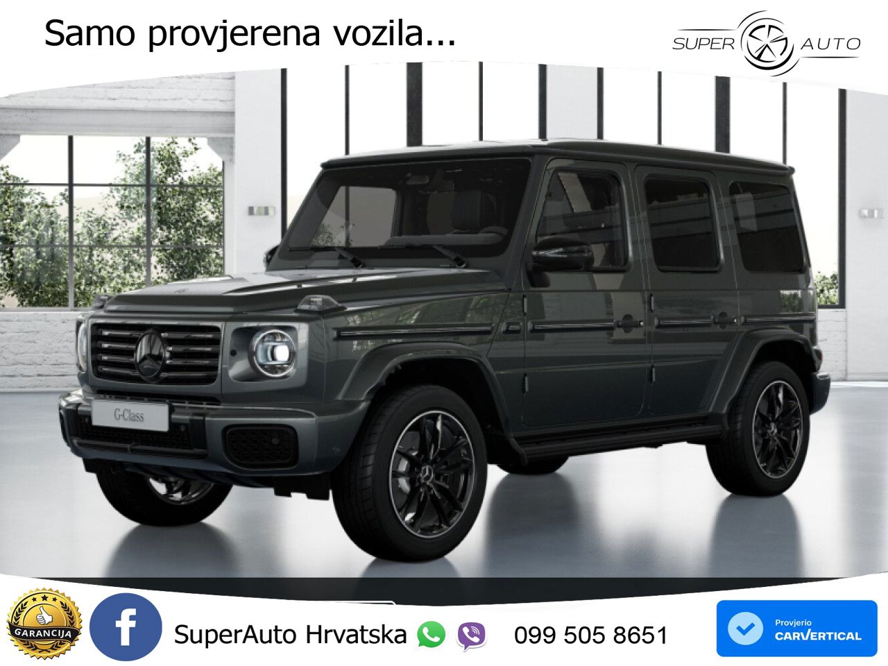 Mercedes G 450d Long (367 KS) 4MATIC 9G-TRONIC Superior LED+GR SJED+ACC