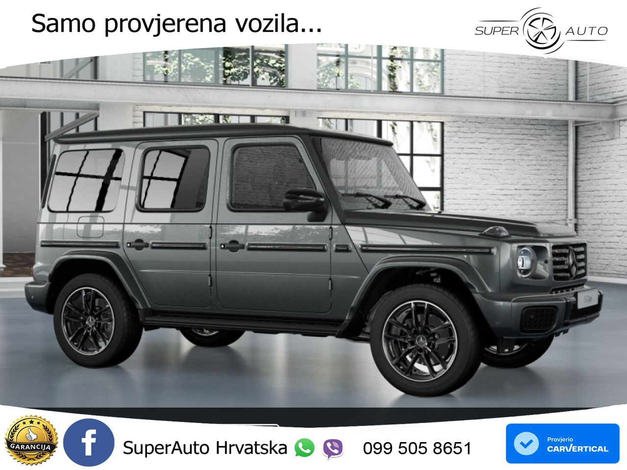Mercedes G 450d Long (367 KS) 4MATIC 9G-TRONIC Superior LED+GR SJED+ACC