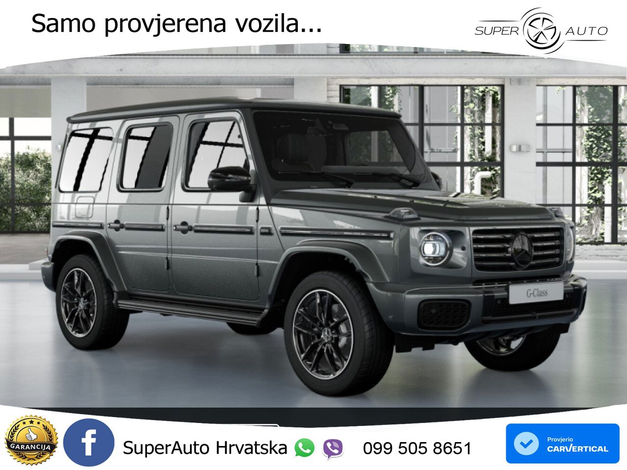Mercedes G 450d Long (367 KS) 4MATIC 9G-TRONIC Superior LED+GR SJED+ACC