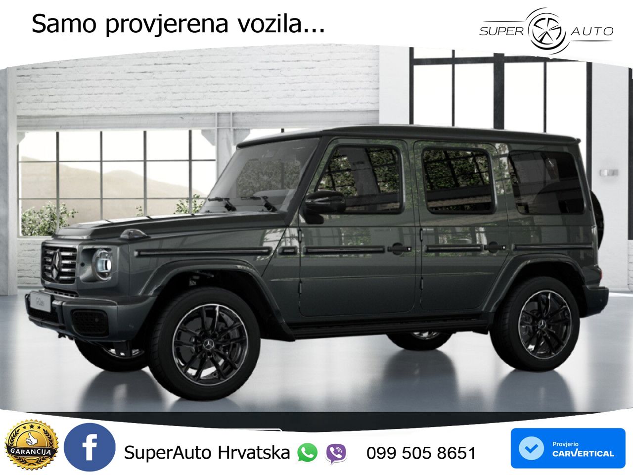 Mercedes G 450d Long (367 KS) 4MATIC 9G-TRONIC Superior LED+GR SJED+ACC