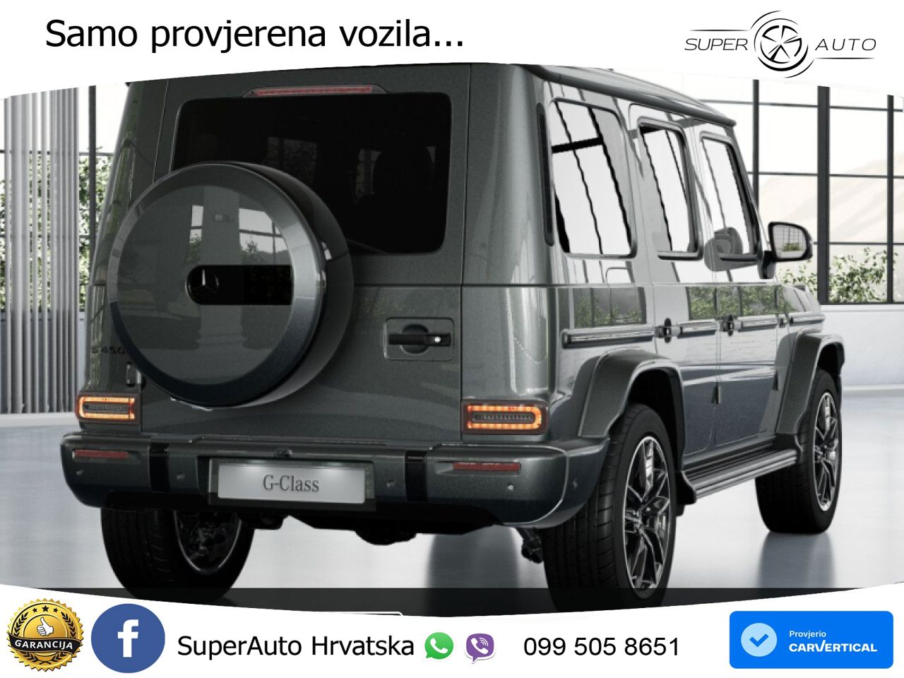 Mercedes G 450d Long (367 KS) 4MATIC 9G-TRONIC Superior LED+GR SJED+ACC