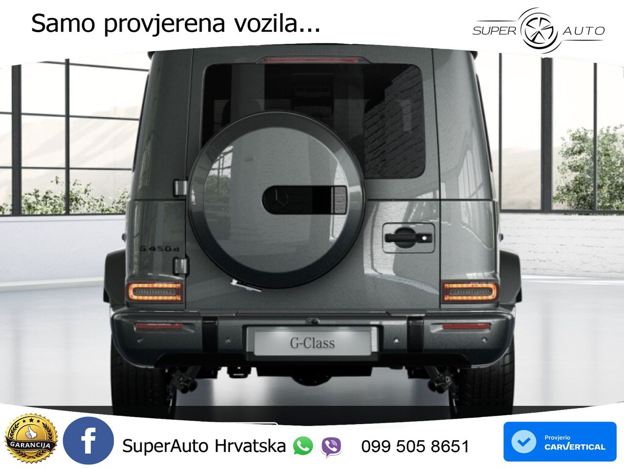 Mercedes G 450d Long (367 KS) 4MATIC 9G-TRONIC Superior LED+GR SJED+ACC