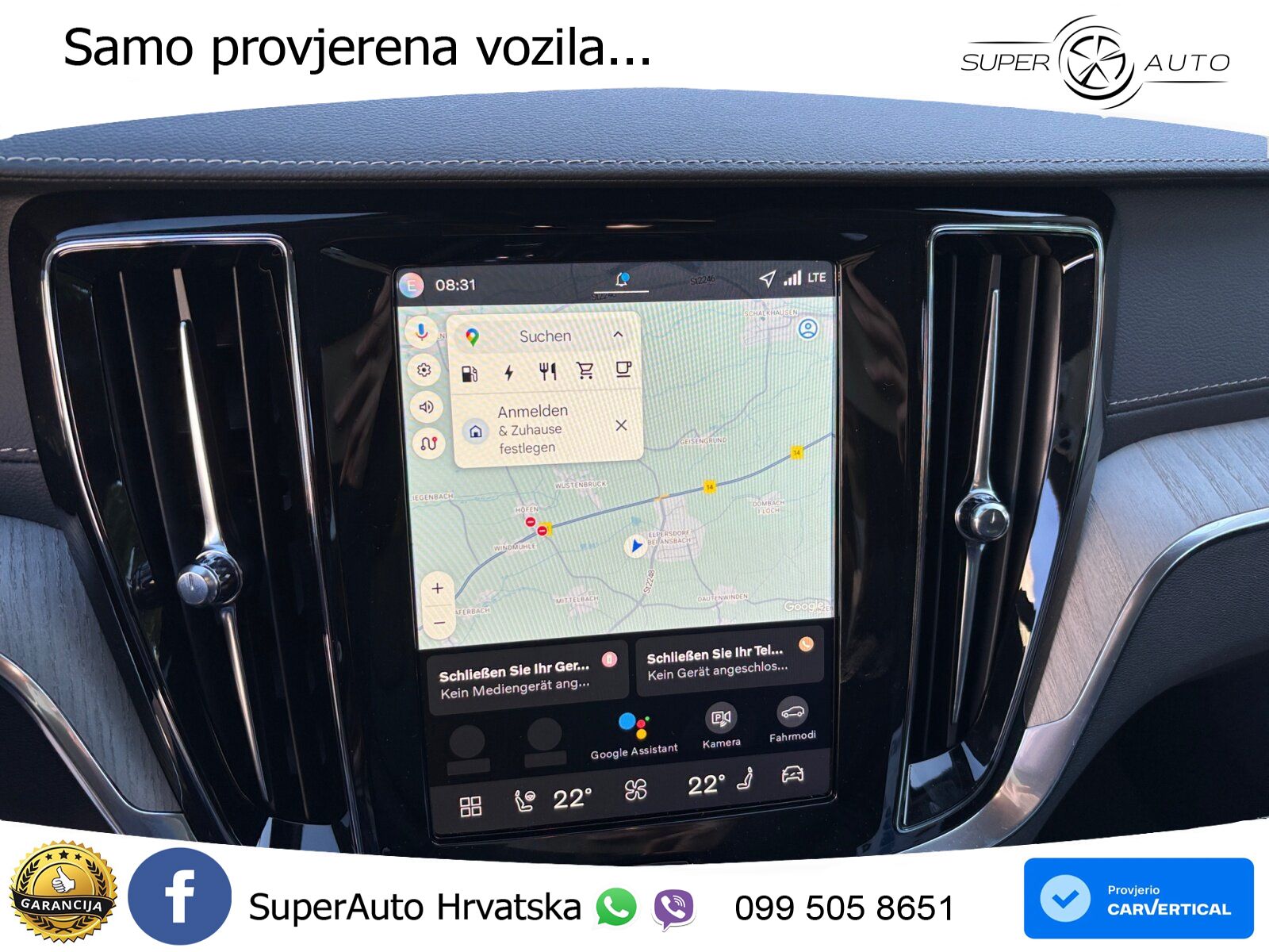 Volvo V60 2.0 T6 AWD Geartronic LED+GR SJED+ACC