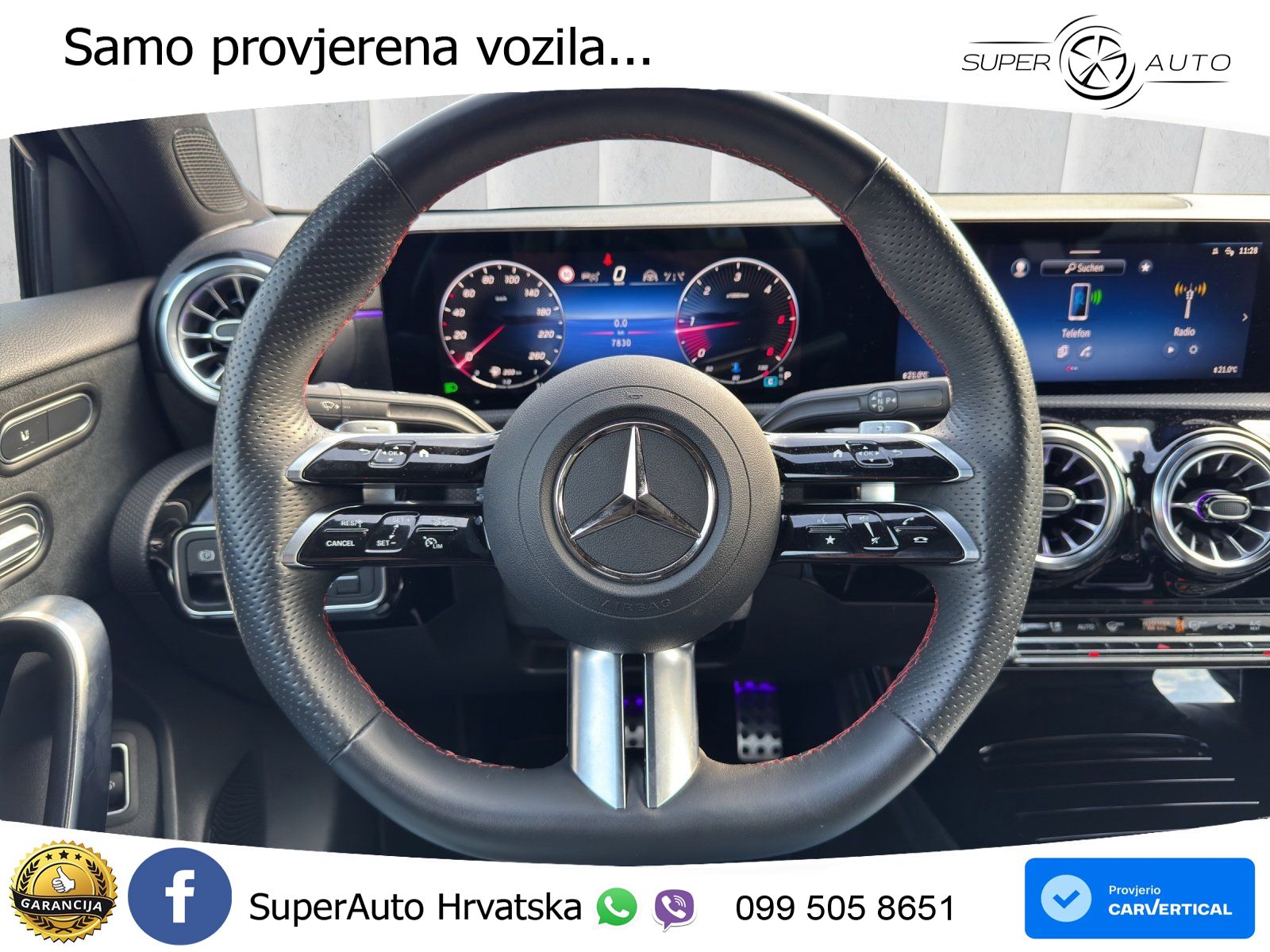 Mercedes-Benz A 200d 8G-DCT AMG LED+GR SJED+ACC