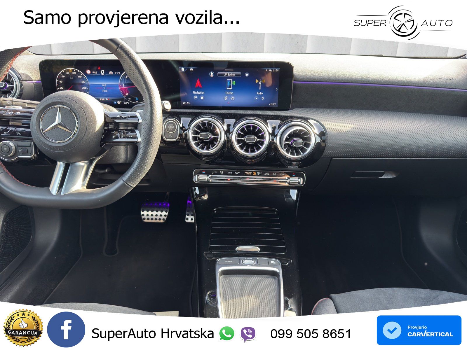 Mercedes-Benz A 200d 8G-DCT AMG LED+GR SJED+ACC