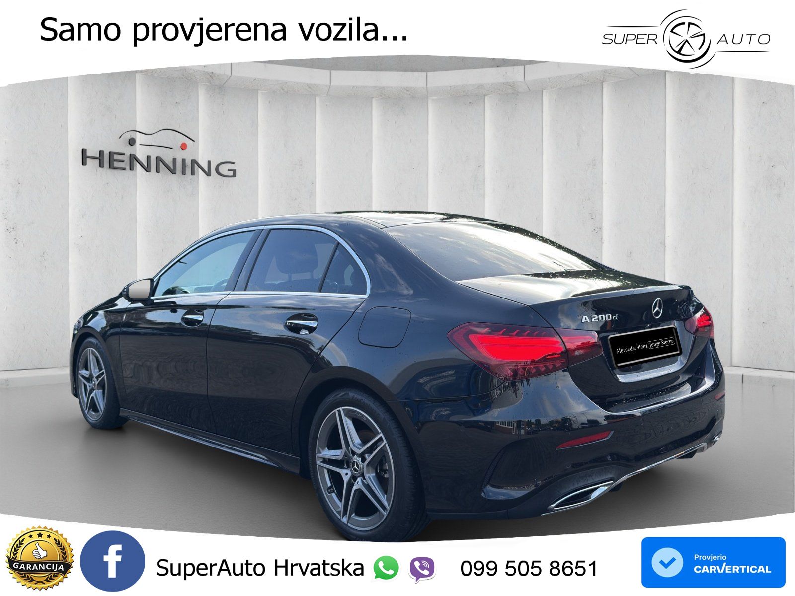 Mercedes-Benz A 200d 8G-DCT AMG LED+GR SJED+ACC