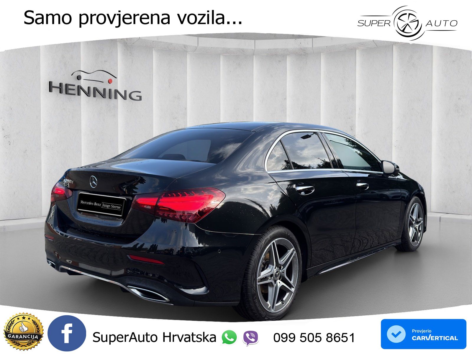 Mercedes-Benz A 200d 8G-DCT AMG LED+GR SJED+ACC