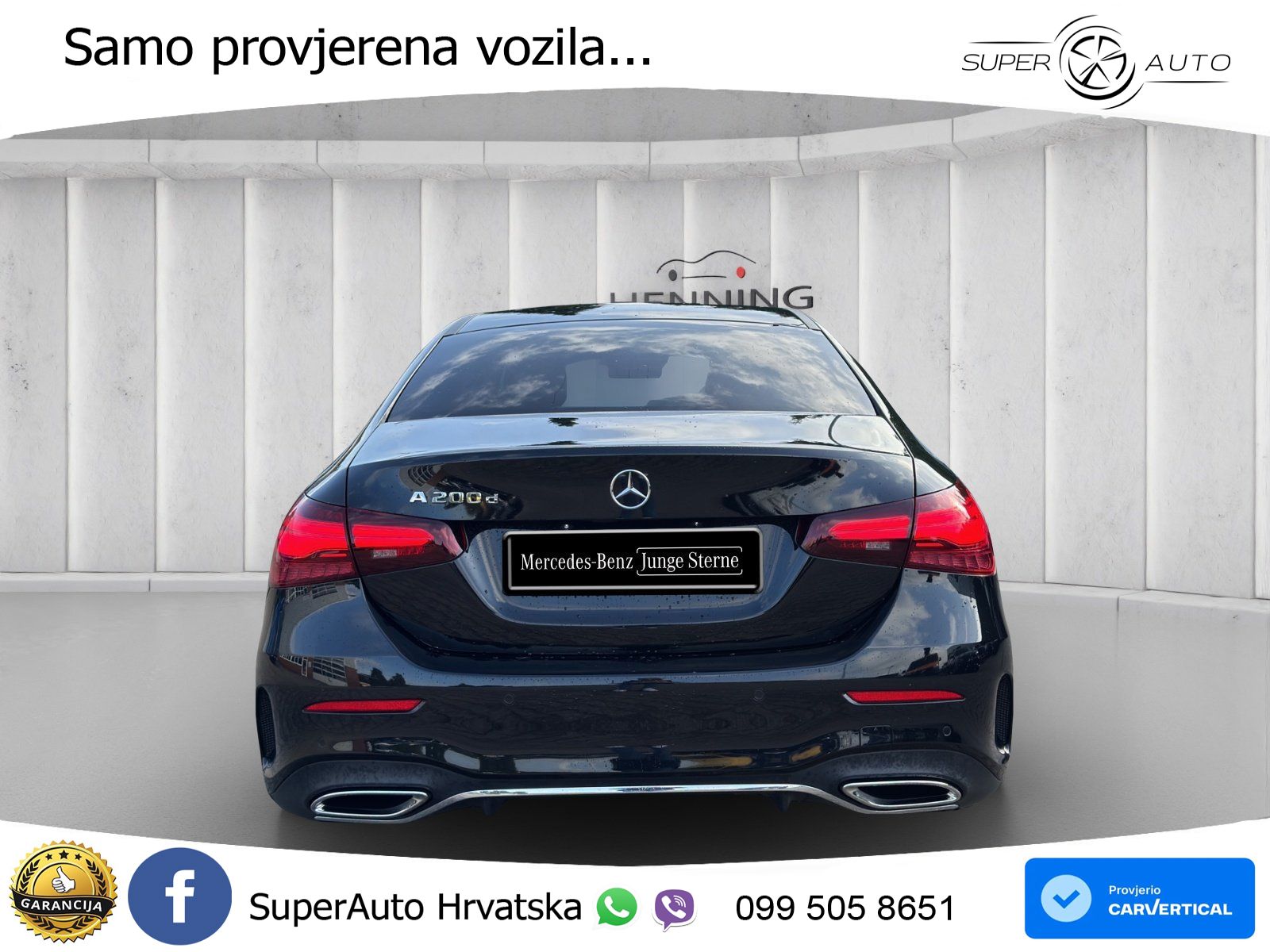 Mercedes-Benz A 200d 8G-DCT AMG LED+GR SJED+ACC