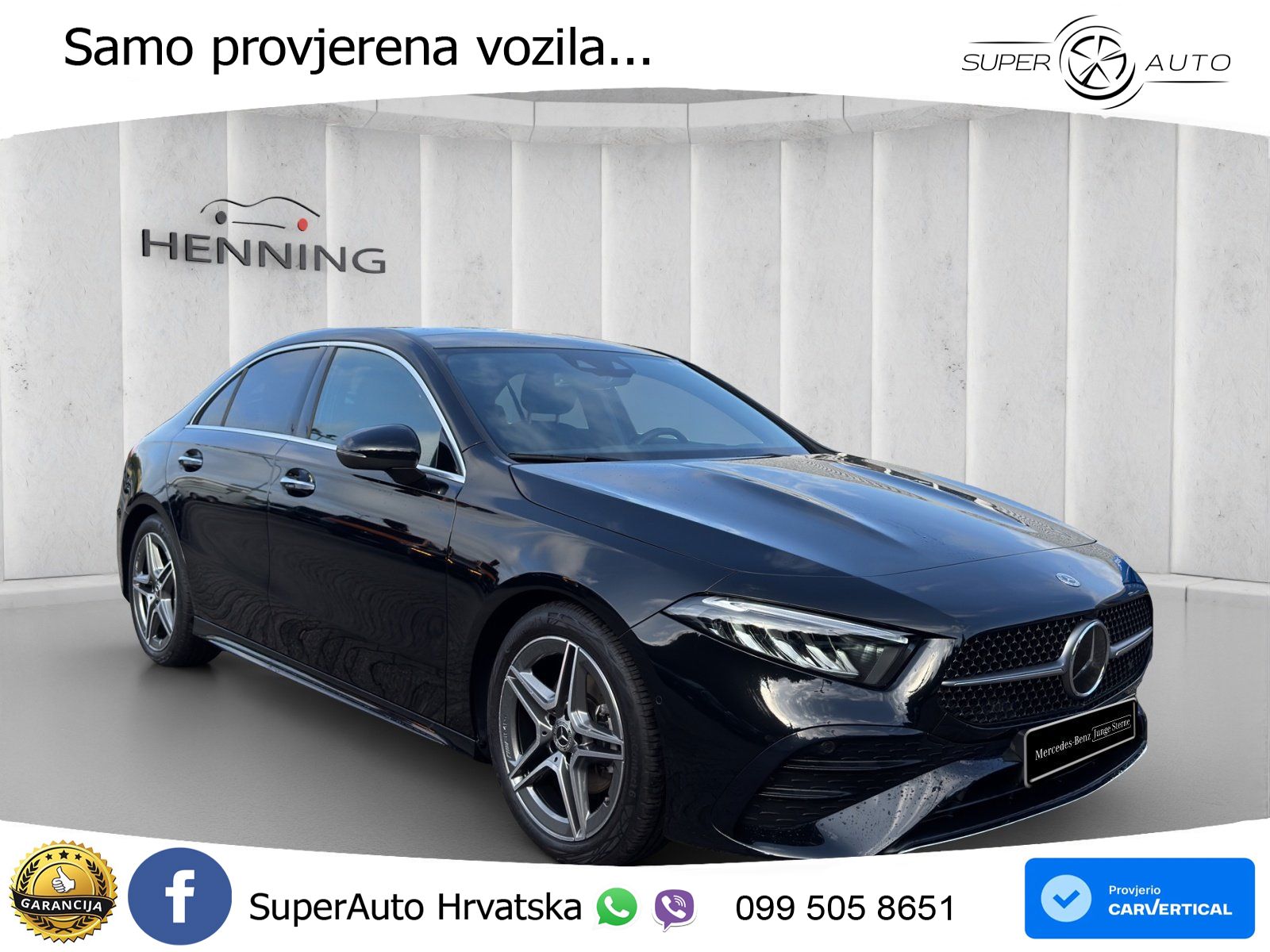 Mercedes-Benz A 200d 8G-DCT AMG LED+GR SJED+ACC