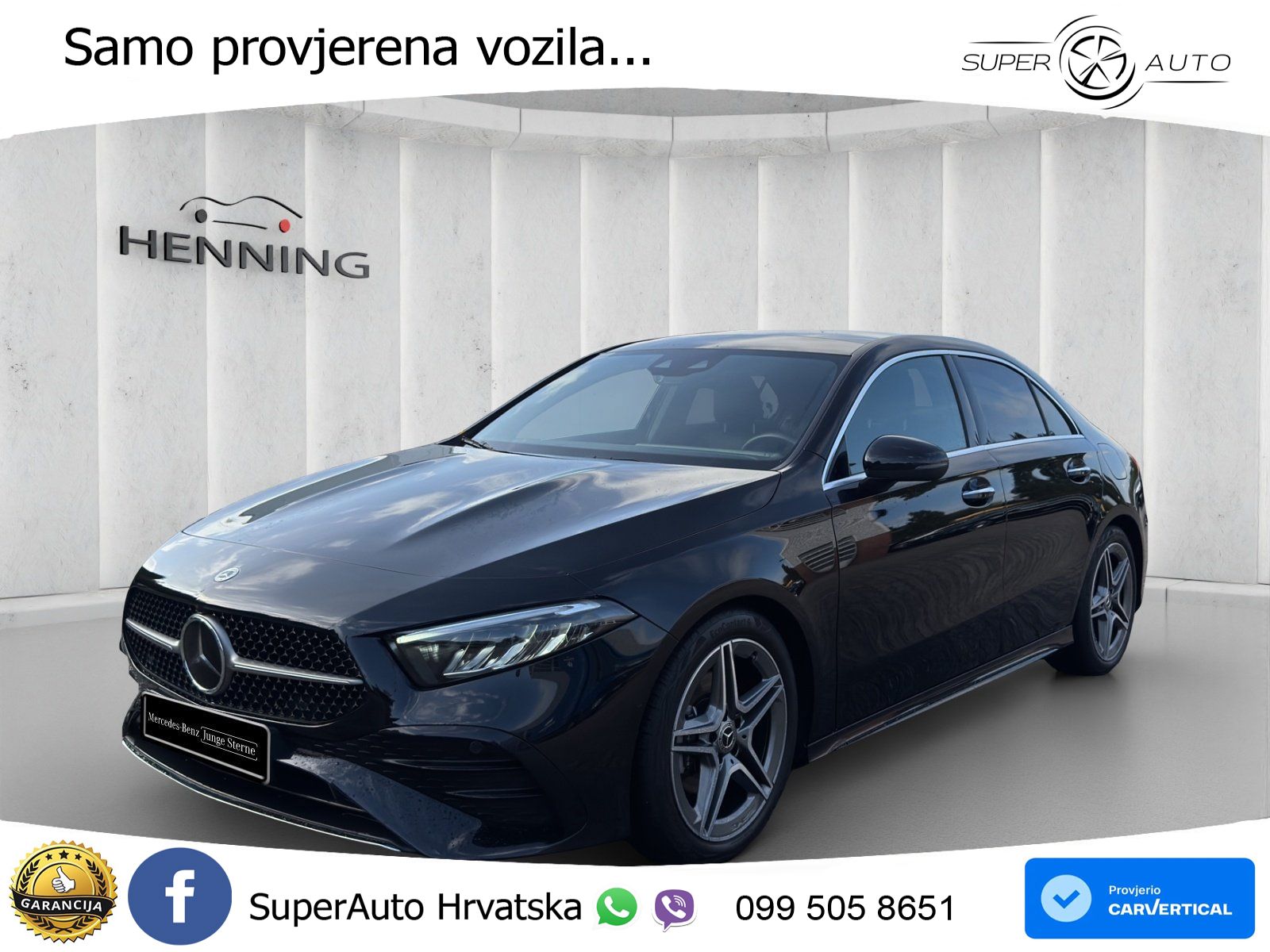 Mercedes-Benz A 200d 8G-DCT AMG LED+GR SJED+ACC